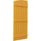Ekena Millwork Americraft 6-Board (3 Batten) Wood Joined Board-n-Batten Shutters w/Ellipt Top, ARW401BE621X77TUH, PR ARW401BE621X77TUH - alternate 6